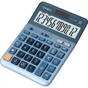 Calculator Desktop Casio DF-120EM Blue