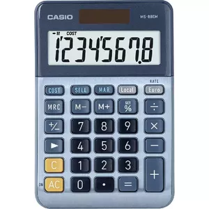 Calculator Desktop Casio MS-88EM Blue