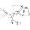 InLine galda stiprinājums 23160B Photo 9