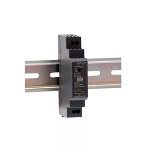 Блок питания MEAN WELL HDR-15-15 15W Черный Нержавеющая сталь