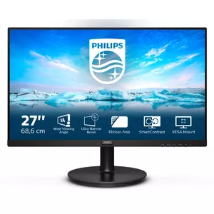 Philips V Line 271V8LA/00 LED display 68,6 cm (27") 1920 x 1080 pikseļi Full HD Melns