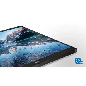 Monitor front surface meets IP65 for water and dust resistance