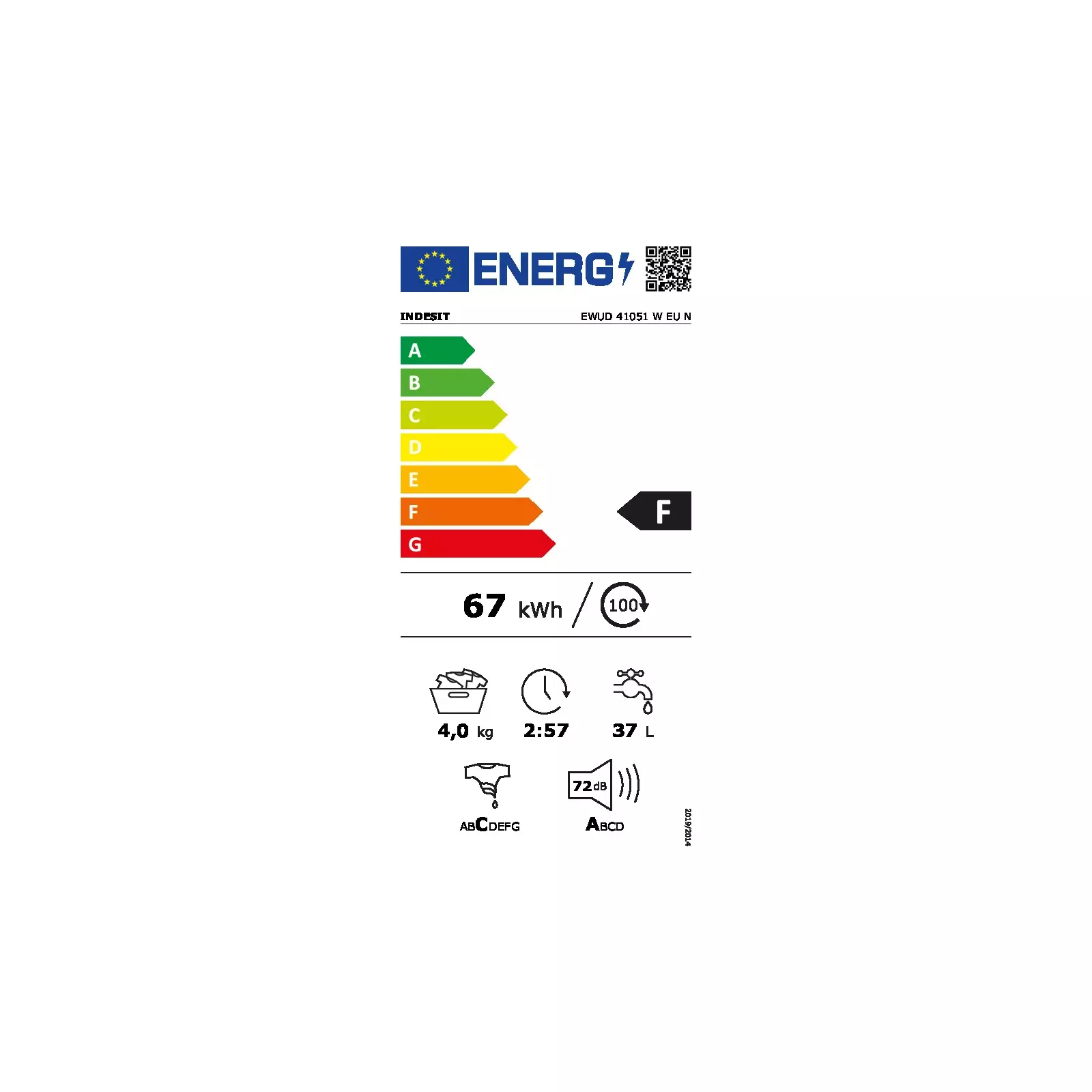 INDESIT EWUD 41051 W EU N Photo 15