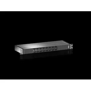 Barošanas sadales bloks Rittal 7979.102, PDU Basic 8×IEC C13, 230 V, 16 A, melns