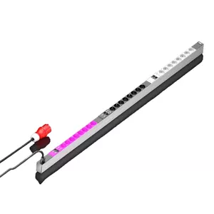 Распределительное устройство Rittal DK 7979.134 PDU Basic 24 AC розеток, 400 В, 32 A, кабель 3 м, алюминий/пластик, черный/серый/розовый/белый