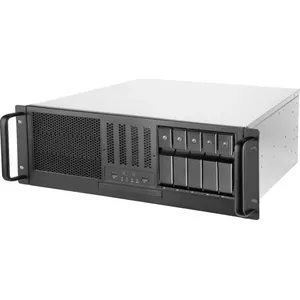 Rack housing SILVERSTONE SST-RM41-H08 8-bay 1U server chassis — compact rack-mount enclosure