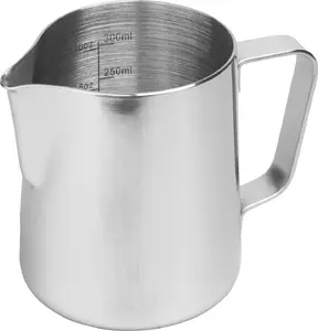 Milk Pitcher Rhinowares Pro 360 ml — stainless steel professional milk jug