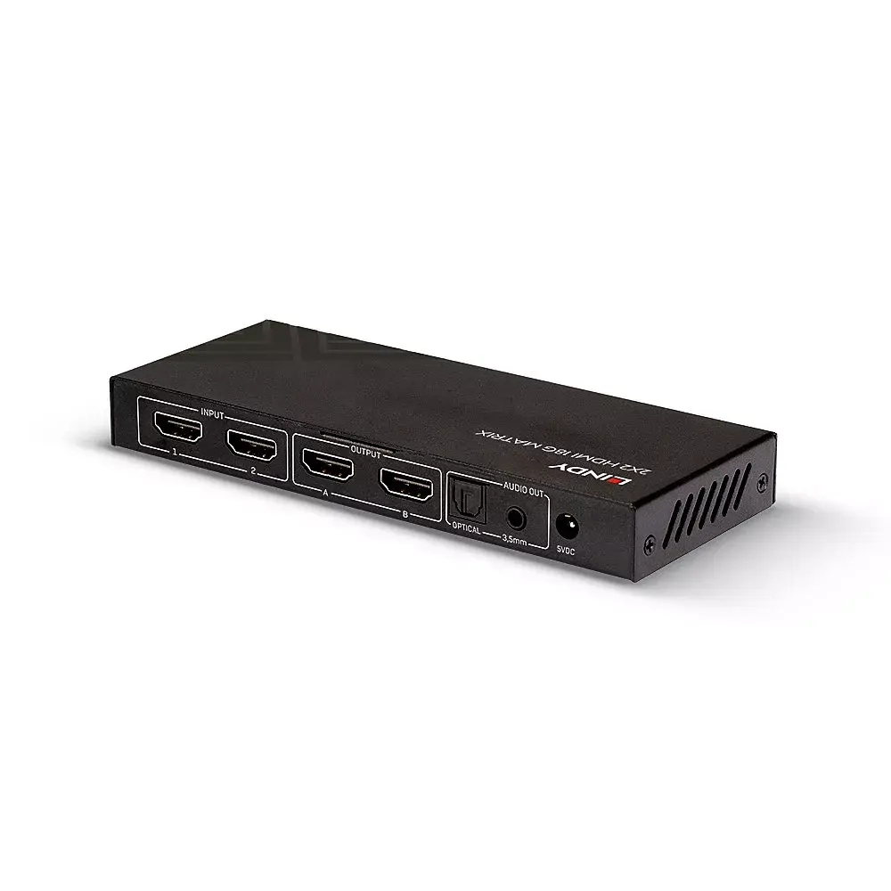 AV matrix switcher Lindy 2x2 HDMI 18G Matrix Photo 2