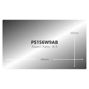 V7 PS156W9AB monitoru pretatspīduma & privātuma filtrs Bezrāmja displeja privātuma filtrs 39,6 cm (15.6")