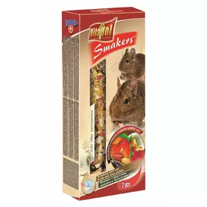 Food and Water Vials for Degu (2 pcs) – vitapol Kolby MIX, compatible small rodent feeders