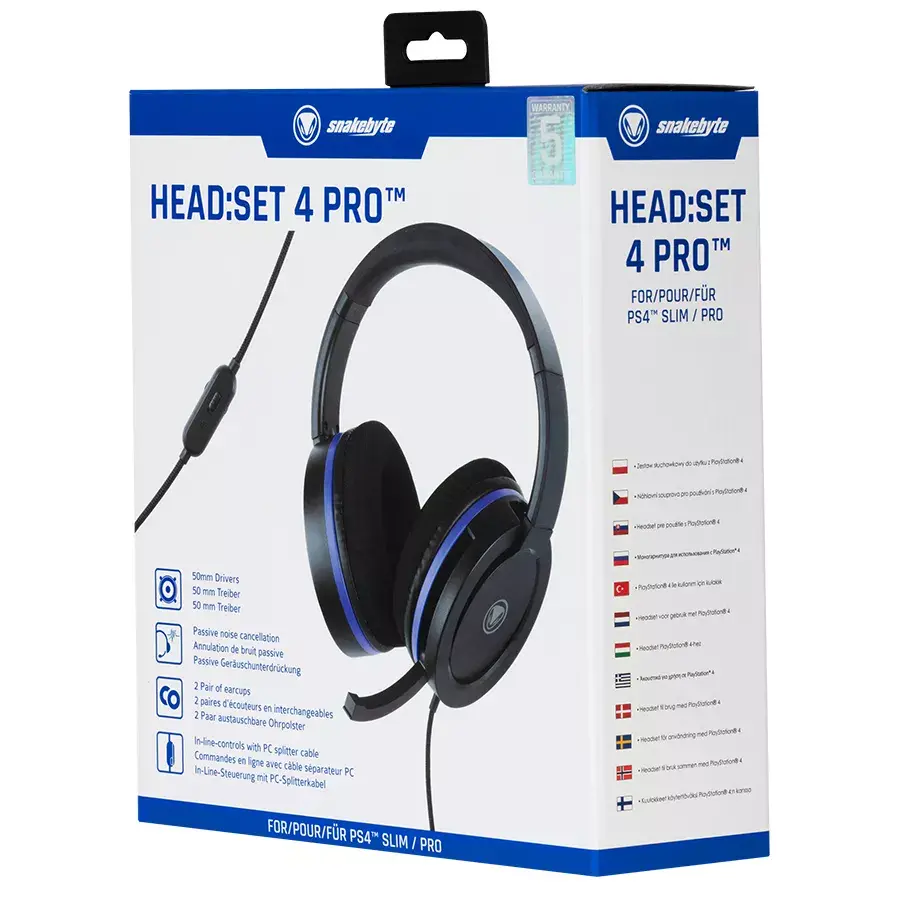 Snakebyte Head:Set 4 Pro Wired Gaming Headset Photo 5