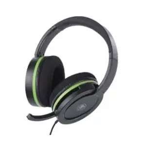Headset snakebyte Set X Pro — wired supraaural gaming headset, 20–20000 Hz, head‑band, black/green