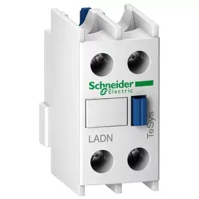 Schneider Electric LADN11G Auxiliary Contact Block, 1NO + 1NC, Front Mounting