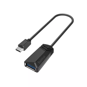 Hama 00200312 гендерный адаптер USB Type-A USB Type-C Черный