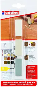 Repair wax set Edding 8902 White — touch-up wax for white surfaces, small repair kit
