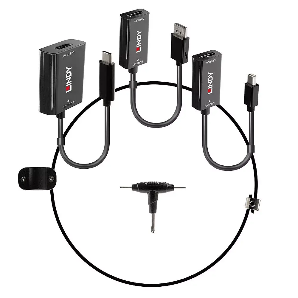 Lindy конвертер USB‑C / mDP / DP в HDMI 18G Photo 2