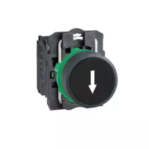 Кнопочный выключатель Schneider Electric XB5AA3351, 1NO, 22 мм, черный