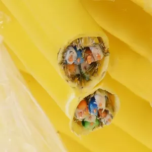 Сетевой кабель Helos 106674 100м Cat7 S/FTP Желтый