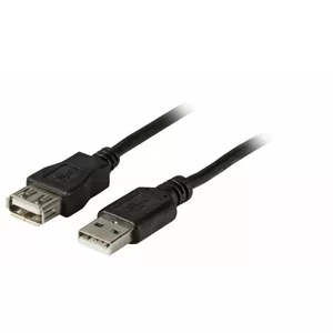 EFB Elektronik K5248SW.1V2 USB kabelis 1 m USB 2.0 USB A Melns