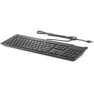 HP 911502-091 keyboard USB Norwegian Black Full-size Mechanical