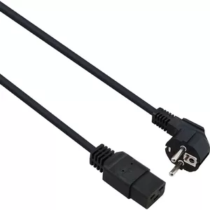 Power supply cable helos 262776, 1.8 m, C19 to C20, black