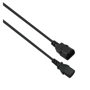 Power Cable Helos 262661 Black 3 m IEC C13 IEC C14