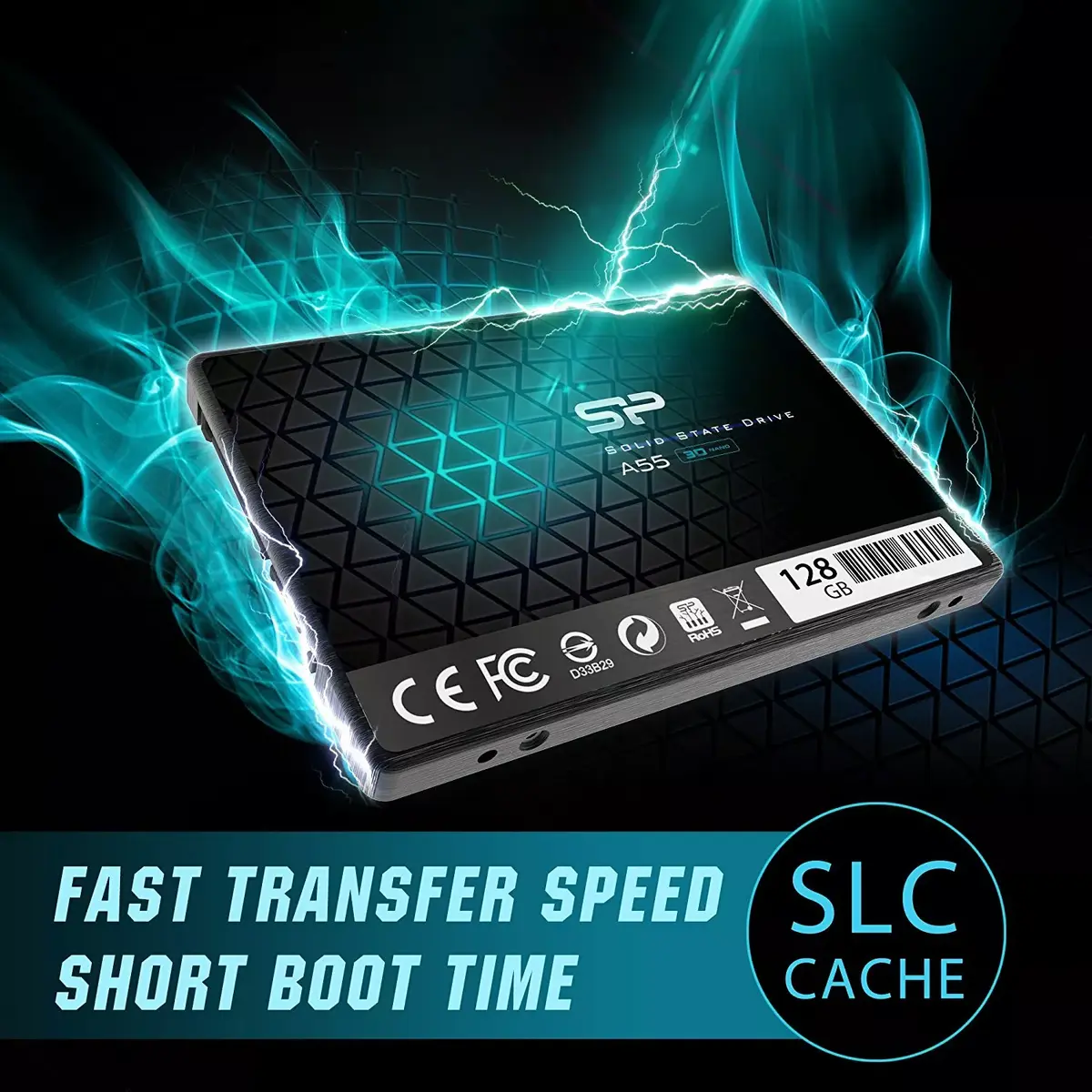 Silicon Power Ace A55 128 ГБ 2.5" SSD Photo 3