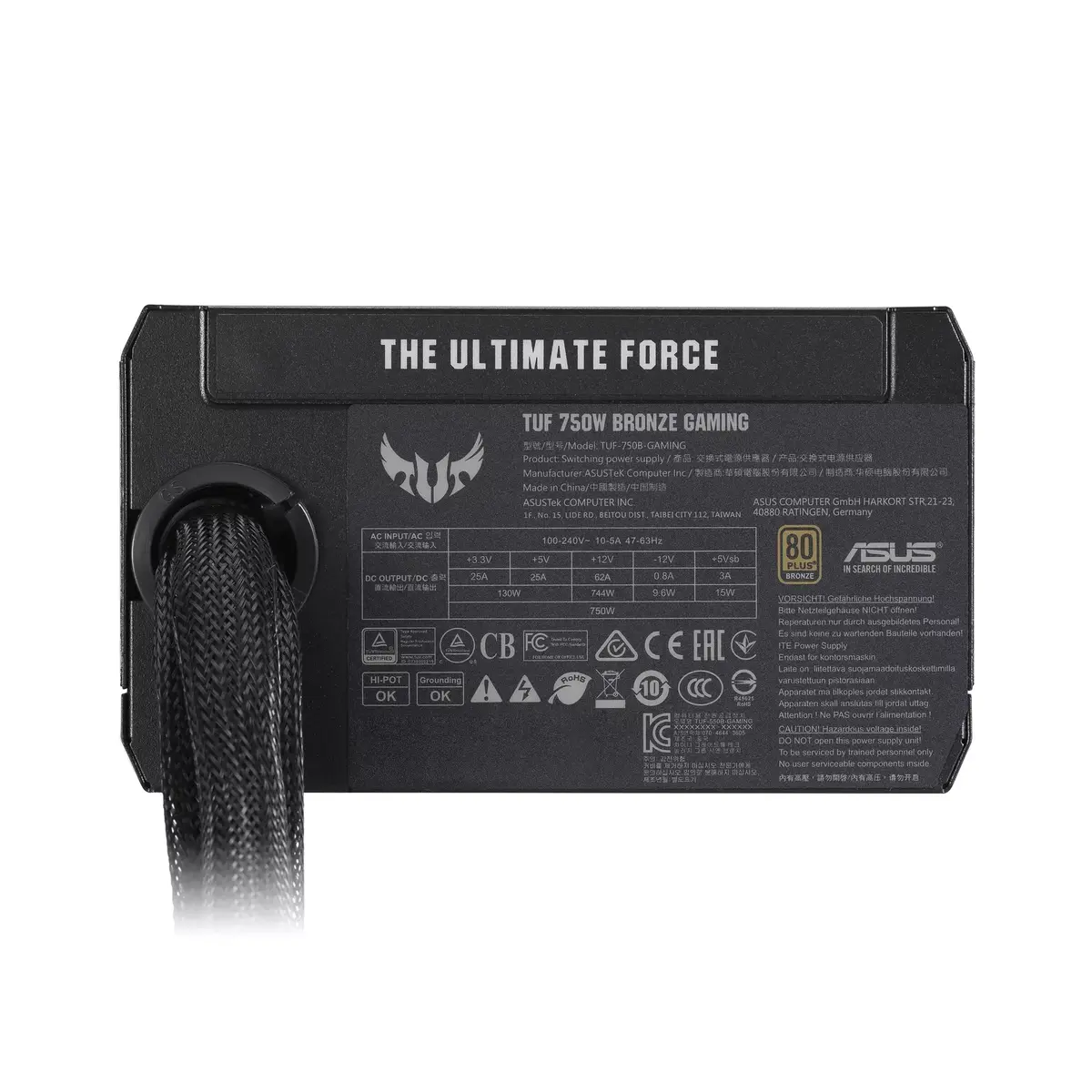 Блок питания ASUS TUF-GAMING-750B Photo 2