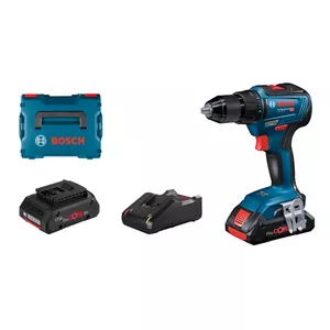Электрическая отвертка Bosch GSR 18V-55 Professional, 1800 об/мин, черный/синий