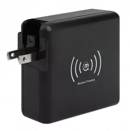 Ceļojumu sienas lādētājs un powerbank Manhattan 4-in-1 Photo 4
