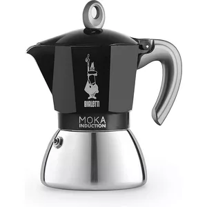 Bialetti Moka Induction Moka pot 100ml Black, Silver