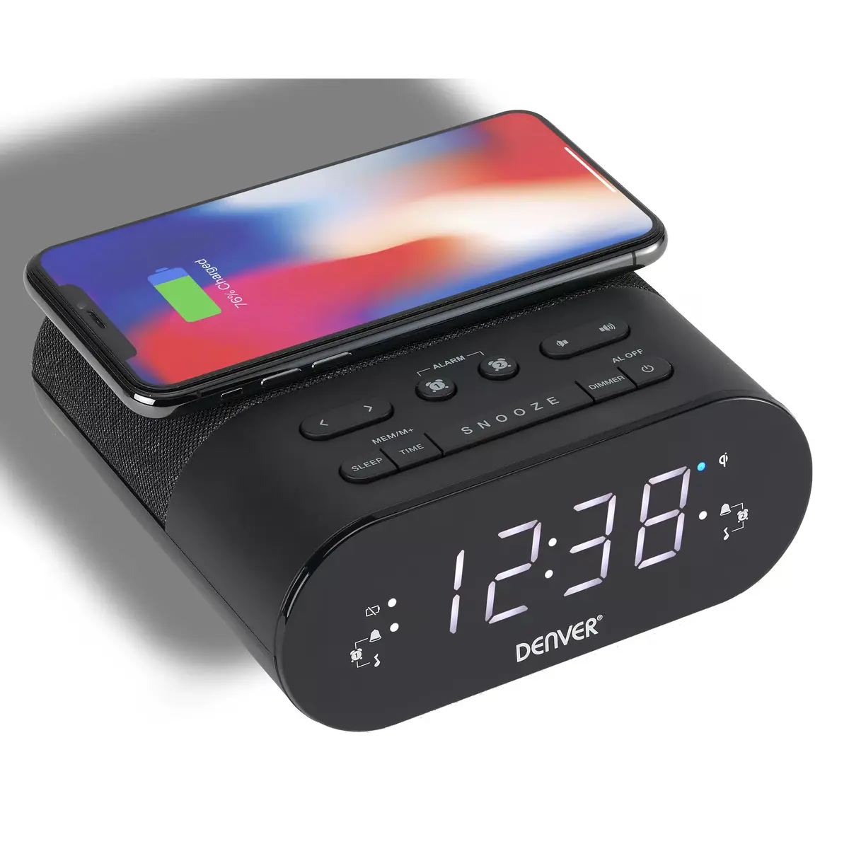 Digital alarm clock Denver CRQ-107 Photo 2