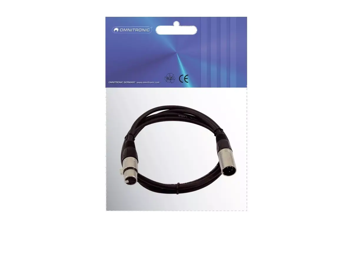 Аудиокабель XLR 5-pin Omnitronic 30220765 Photo 3
