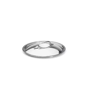 de Buyer pan lid 3709.24N, Round stainless steel, Diameter 24 cm