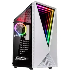 Computer Case Kolink VOID WHITE Midi Tower Black, White
