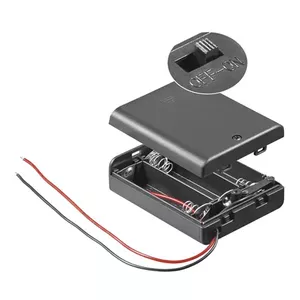 Passive holder Goobay BH AA 3xAKGS Black