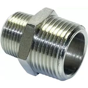 Air coupling double nipple Aerotec 20.202.09 for compressed air connections