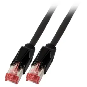Сетевой кабель EFB Elektronik K8708SW.0 0,5 м Cat6a S/FTP (S-STP) черный RJ-45