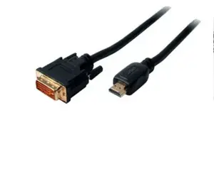 Адаптер видеокабеля ShiverPeaks BS77481 1.5м HDMI Type A DVI-D Черный