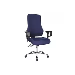 Office chair Topstar Top Point Deluxe G26 — ergonomic adjustable, blue