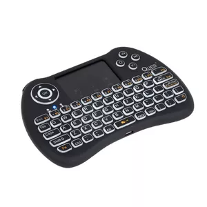 Wireless mini keyboard Quer Mini Q5 with touchpad, backlight — for PC/PS4/Xbox/Smart TV/Android, black