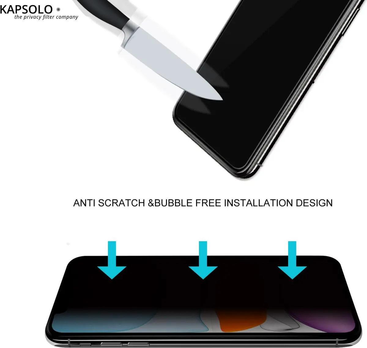Privātuma stikls KAPSOLO iPhone 11 XR