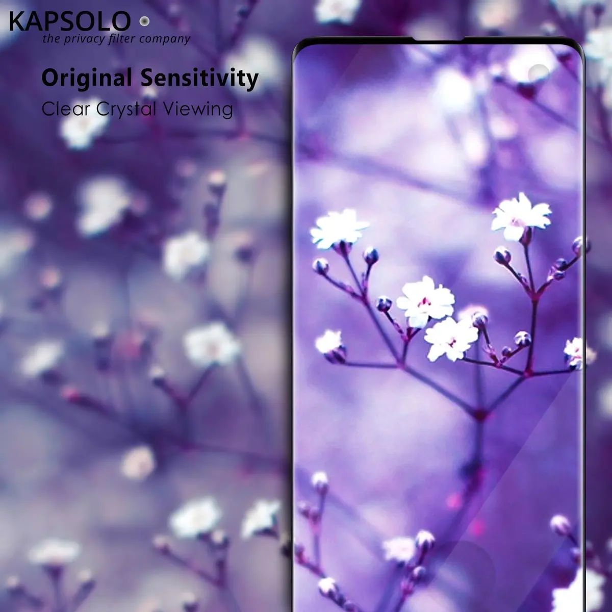 Saspringtais stikls KAPSOLO iPhone X, KAP30204