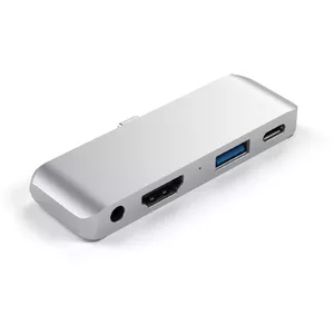 Док-станция Satechi ST-TCMPHS USB 3.2 Gen 1 Type-C Серебристая