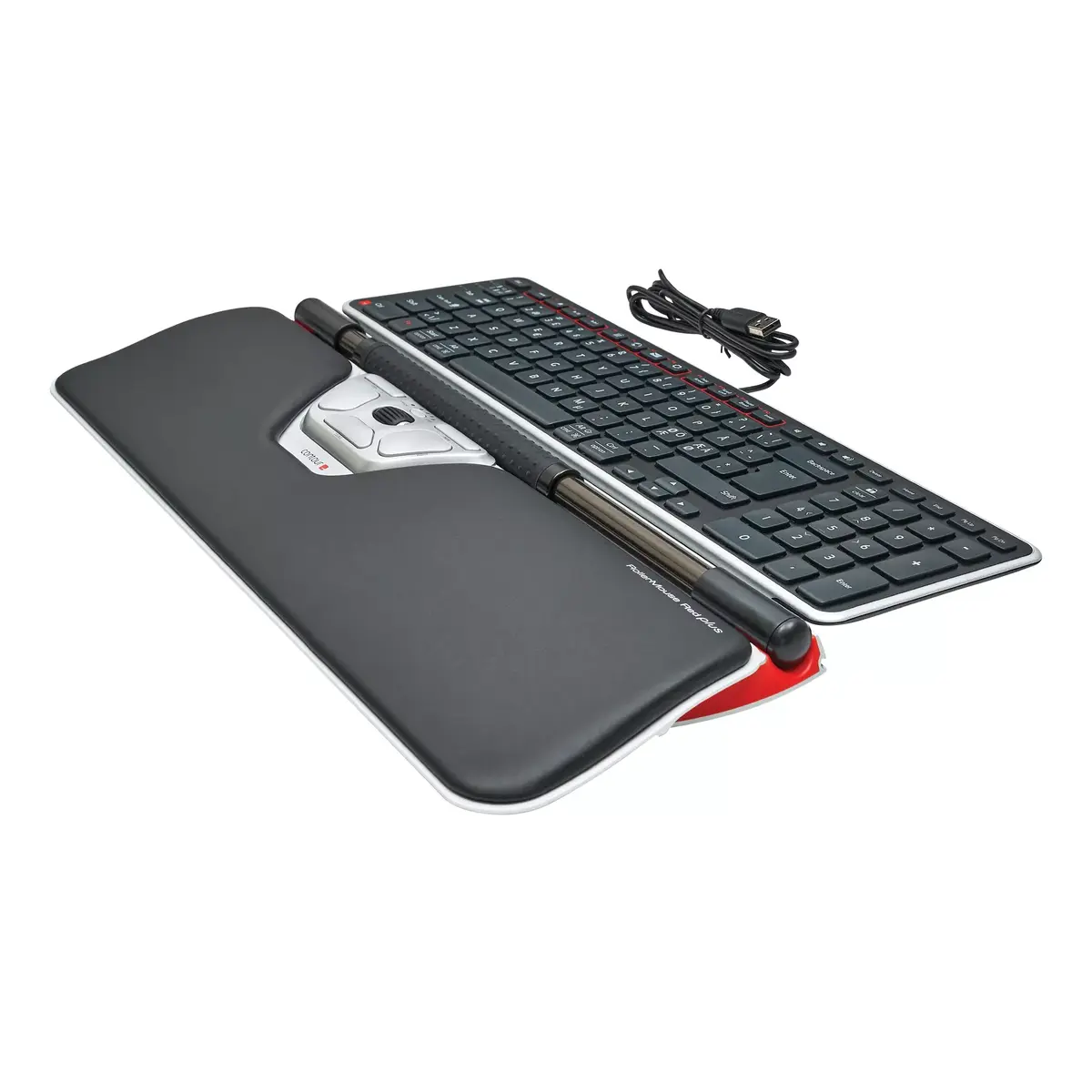 Contour Design RollerMouse Red Plus + Balance Wired keyboard RM-RED PLUS WIRED-B Photo 3