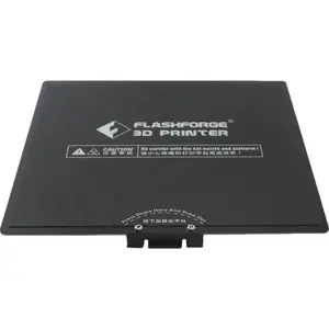Build plate assembly priekš Flashforge Adventurer 3 — noņemama drukāšanas virsma (MPN 20.000744001)