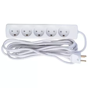 Удлинитель Microconnect GRU0055WDK 5м 5 розеток белый