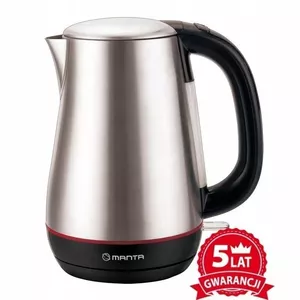 Electric kettle MANTA 1.7L 2200W Stainless Steel