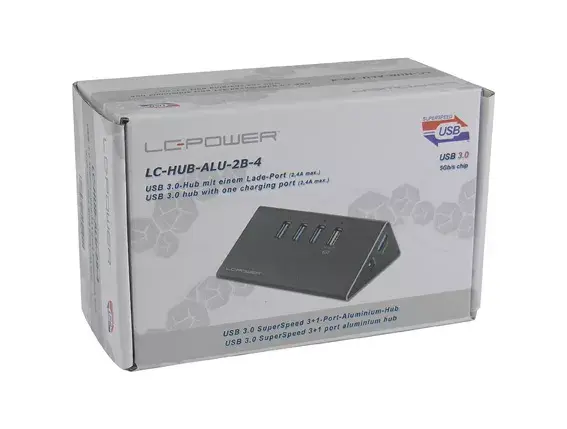 USB хаб LC-Power LC-HUB-ALU-2B-4 Photo 2