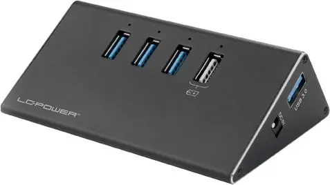 USB centrmezgls LC-Power LC-HUB-ALU-2B-4, LC-HUB-ALU-2B-4, 4260070125362